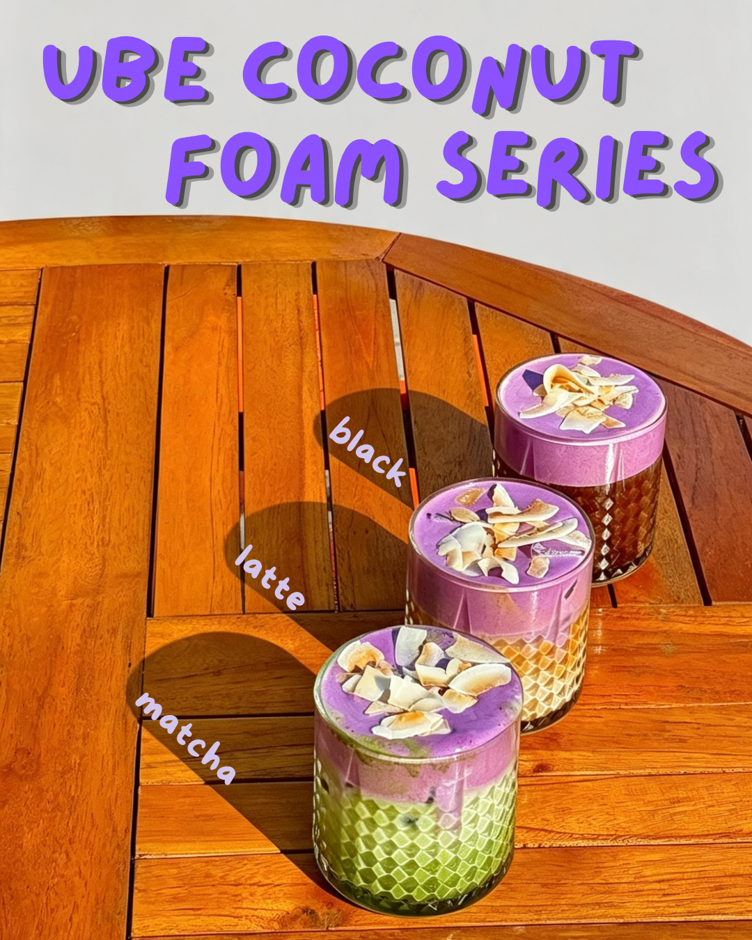 Ube Coconut Foam Series